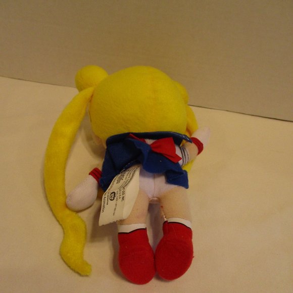 Anime Sailor Moon Small Yellow Red Blue White Graphic Plush Figure - Picture 6 of 8